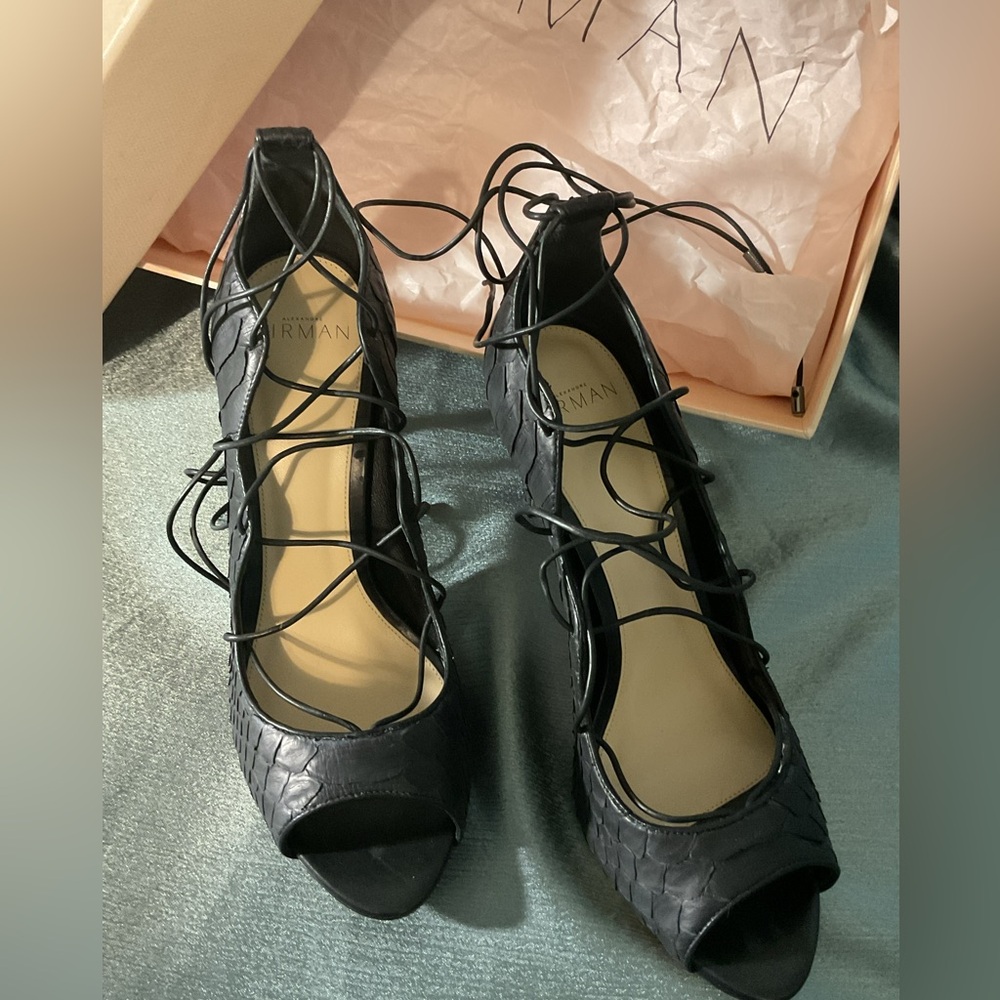 Alexandre Birman Python Heels - image 2